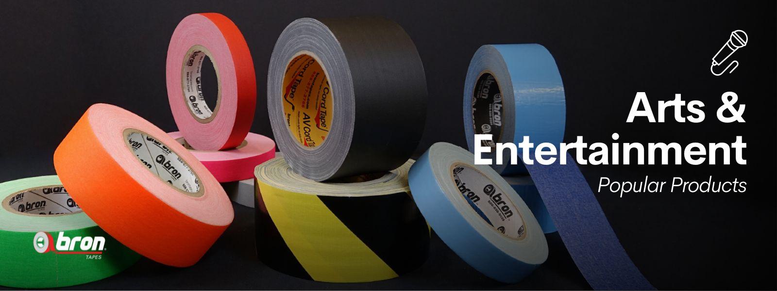Tape products for the arts and entertainment industry